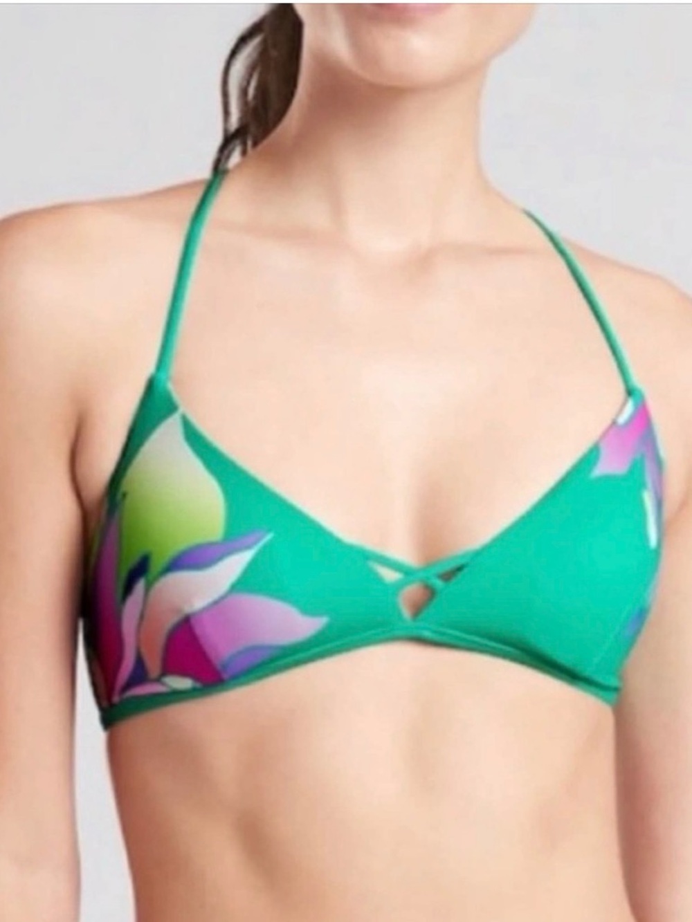 Athleta Vintage Floral Tie Top & Bottom